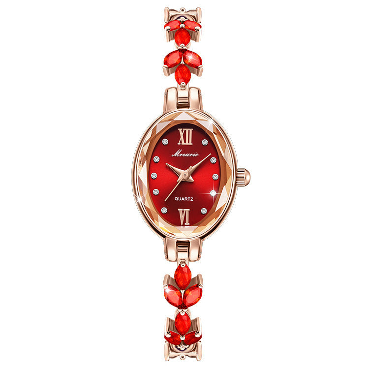 【Luxury Jewelry Watch】An elegant jewelry watch that serves both as a watch and a bracelet