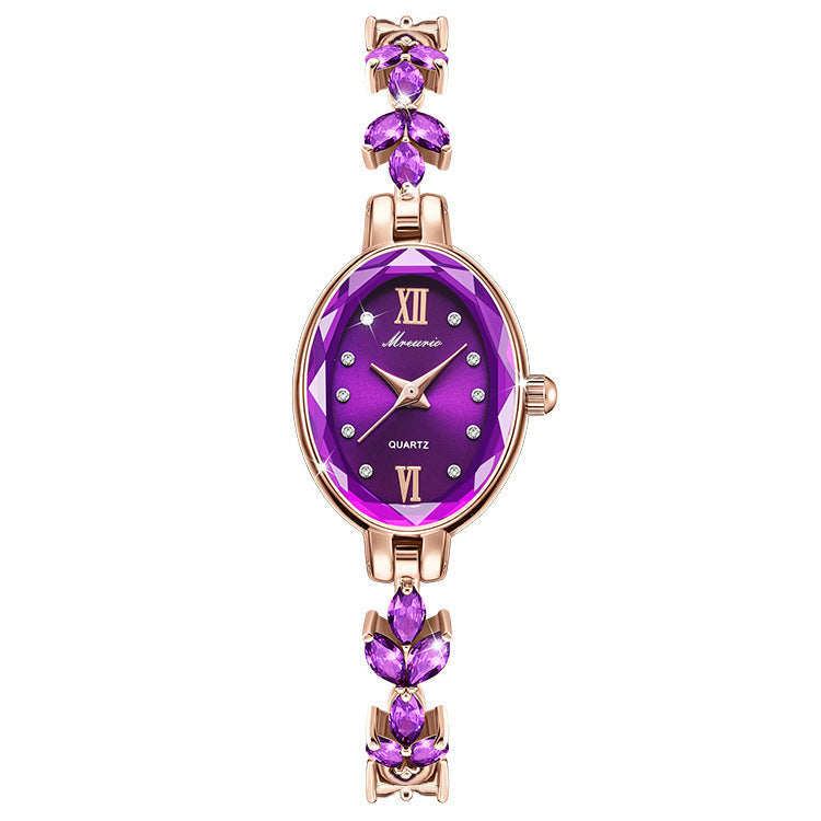 【Luxury Jewelry Watch】An elegant jewelry watch that serves both as a watch and a bracelet