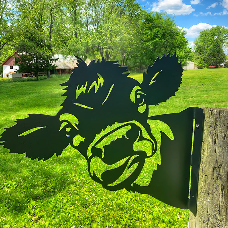 🔥Clearance Sale🔥Funny Farm Peeping Animal Metal Art(Buy 4 Free Shipping)