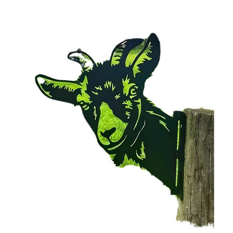 🔥Clearance Sale🔥Funny Farm Peeping Animal Metal Art(Buy 4 Free Shipping)