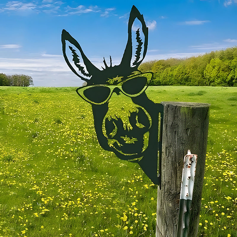 🔥Clearance Sale🔥Funny Farm Peeping Animal Metal Art(Buy 4 Free Shipping)