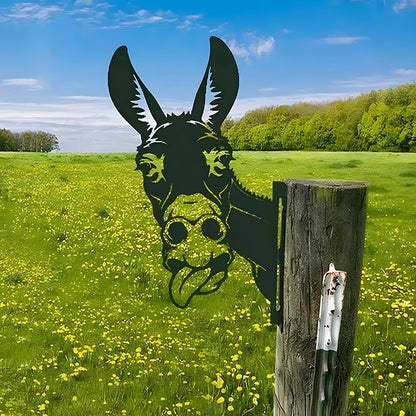 🔥Clearance Sale🔥Funny Farm Peeping Animal Metal Art(Buy 4 Free Shipping)