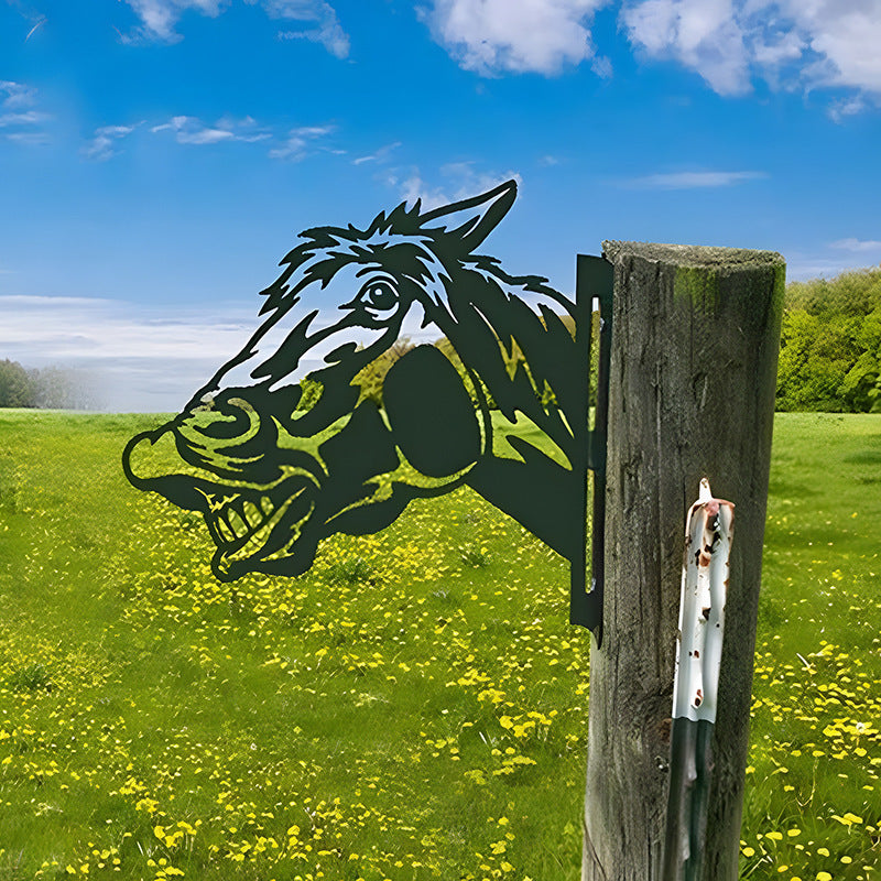 🔥Clearance Sale🔥Funny Farm Peeping Animal Metal Art(Buy 4 Free Shipping)