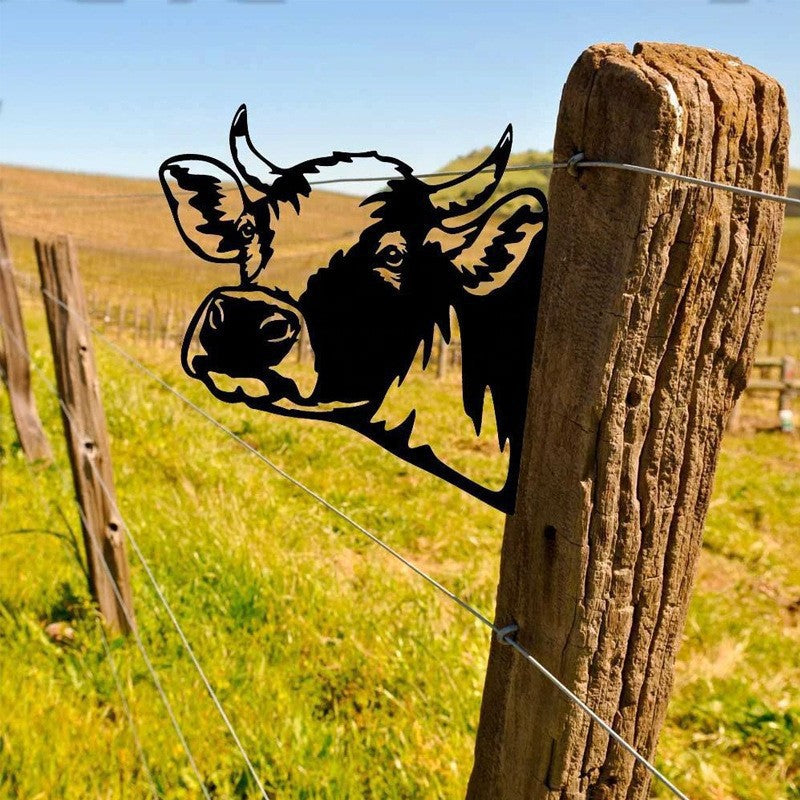 🔥Clearance Sale🔥Funny Farm Peeping Animal Metal Art(Buy 4 Free Shipping)