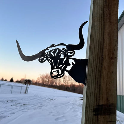 🔥Clearance Sale🔥Funny Farm Peeping Animal Metal Art(Buy 4 Free Shipping)