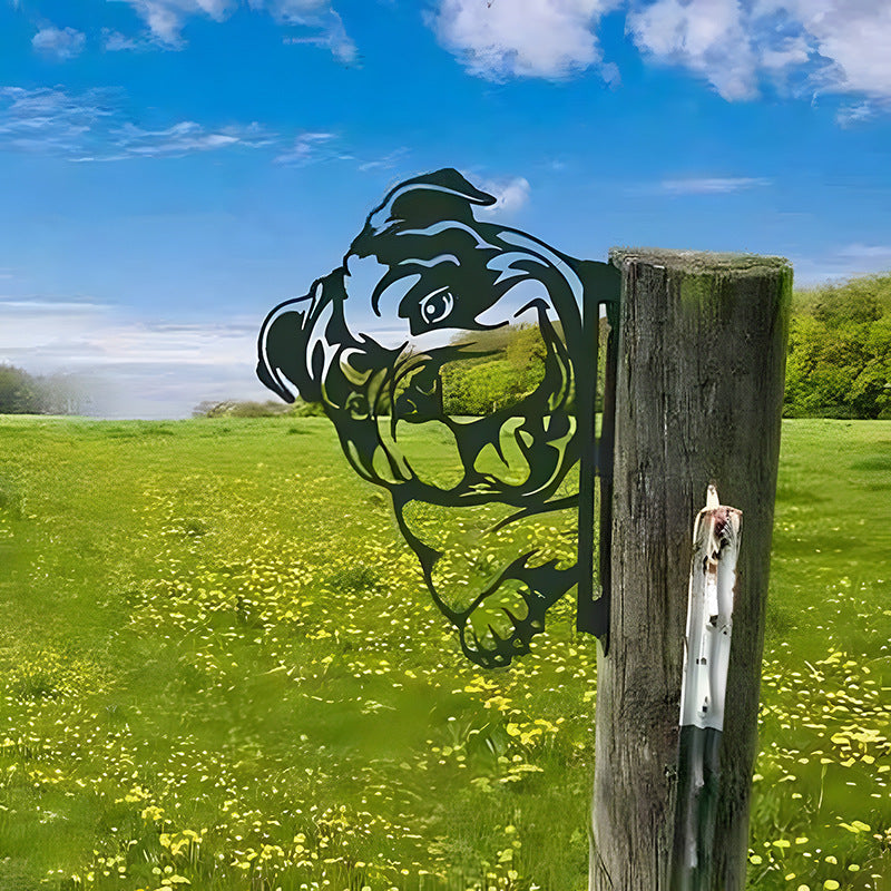 🔥Clearance Sale🔥Funny Farm Peeping Animal Metal Art(Buy 4 Free Shipping)