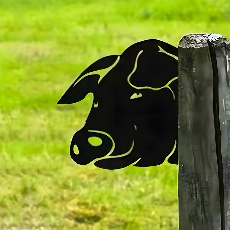 🔥Clearance Sale🔥Funny Farm Peeping Animal Metal Art(Buy 4 Free Shipping)