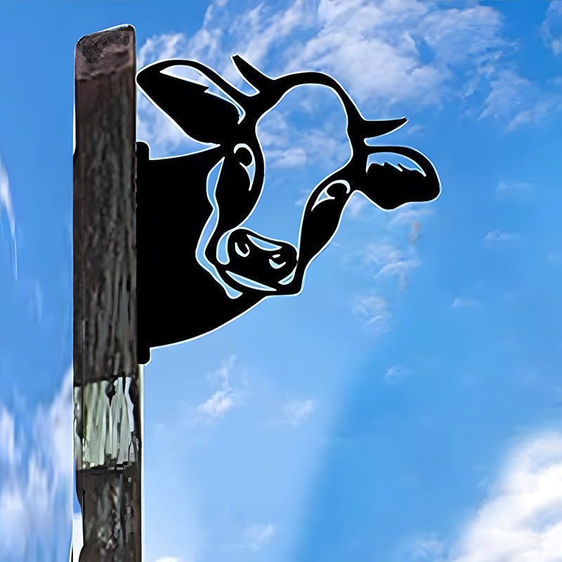 🔥Clearance Sale🔥Funny Farm Peeping Animal Metal Art(Buy 4 Free Shipping)