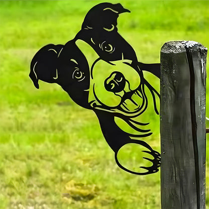 🔥Clearance Sale🔥Funny Farm Peeping Animal Metal Art(Buy 4 Free Shipping)