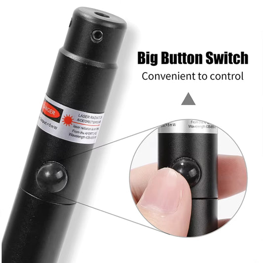 Rechargeable Laser Bore Sight Kit, Professional Red & Green Bore Sighter with 32 Adapters