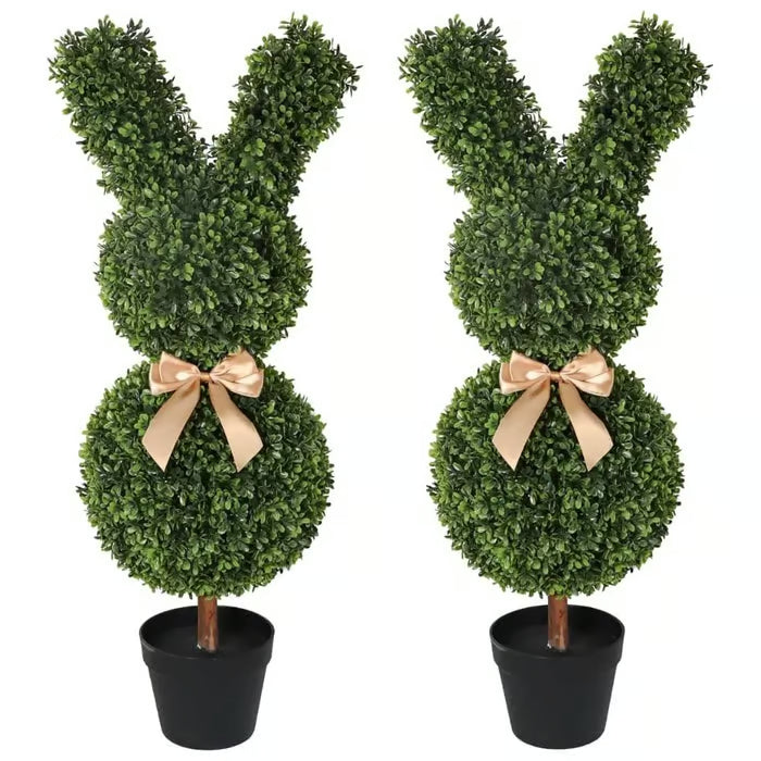 🎁Christmas Hot Sale 49% OFF🌳🐇36“ Artisan-Crafted Bunny Topiary Trees💥