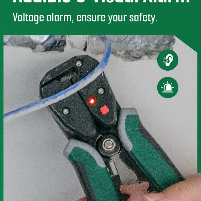 4-in-1 Automatic Wire Stripper Self Adjusting Cable Stripping tool，With Non-Contact Voltage Detection