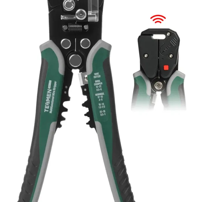 4-in-1 Automatic Wire Stripper Self Adjusting Cable Stripping tool，With Non-Contact Voltage Detection