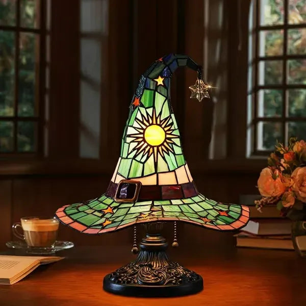 🔥Hot sale🔥Witch hat lamp decoration ornaments led light ornaments creative🌟