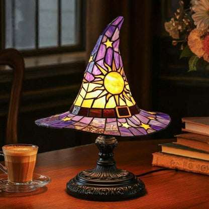 🔥Hot sale🔥Witch hat lamp decoration ornaments led light ornaments creative🌟