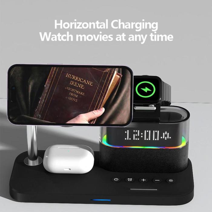 🔥Limited Time 50% OFF🔥5-in-1 Wireless Multifunctional Charger with Clock