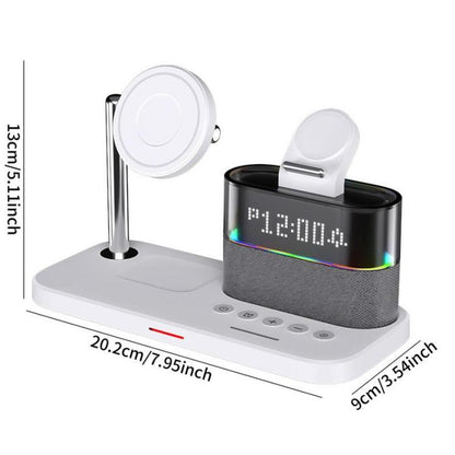 🔥Limited Time 50% OFF🔥5-in-1 Wireless Multifunctional Charger with Clock