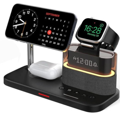 🔥Limited Time 50% OFF🔥5-in-1 Wireless Multifunctional Charger with Clock