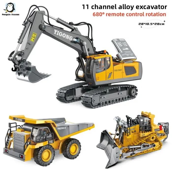 🔥The Best Christmas Gifts For Kids🎁Hydraulic Full Metal Excavator G308H 1/14 RTR🚜