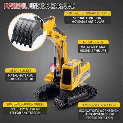 🔥The Best Christmas Gifts For Kids🎁Hydraulic Full Metal Excavator G308H 1/14 RTR🚜