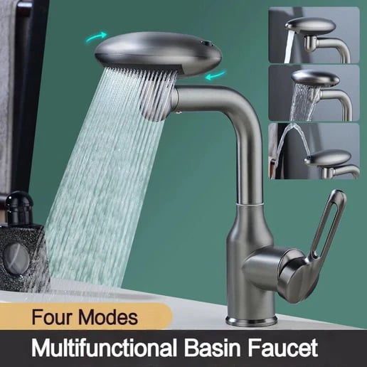 🔥Summer Hot Sale 49% OFF🔥4 Modes Splash Proof Rotatable Rotary Faucet