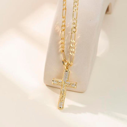💖Mother's Day sales 49% OFF💖Holylegend 14k Gold-Rope Chain with Jesus Christ Crucifix