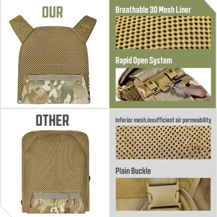 🔥Limited Time 50% OFF🔥GFIRE Quick Release Plate Carrier Vest Molle Vest Adjustable Breathable