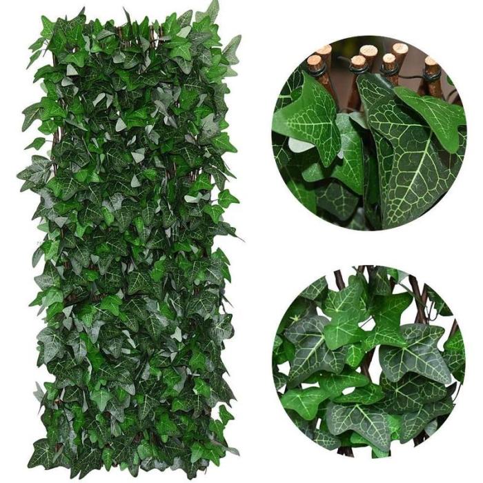 🔥🌸Spring Special Sale 49% OFF💐Uhair Privacy Fence Expandable Screen for Balcony Patio Outdoor,Decorative Faux Ivy Fencing Panel