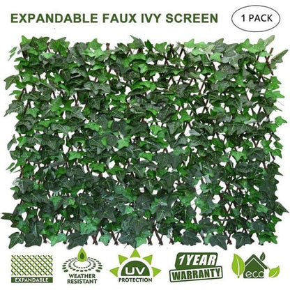 🔥🌸Spring Special Sale 49% OFF💐Uhair Privacy Fence Expandable Screen for Balcony Patio Outdoor,Decorative Faux Ivy Fencing Panel