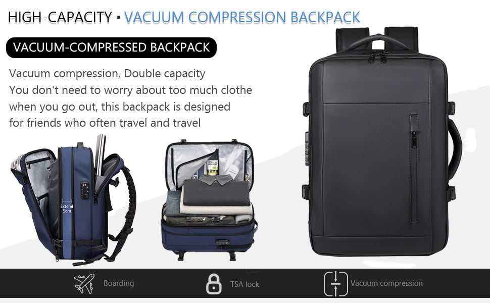 ✨LAST DAY 49% OFF🔥🎒Grey Leather Waterproof Anti-Theft Business Backpack - Large Travel & Hiking Carry-On for Men ✈️