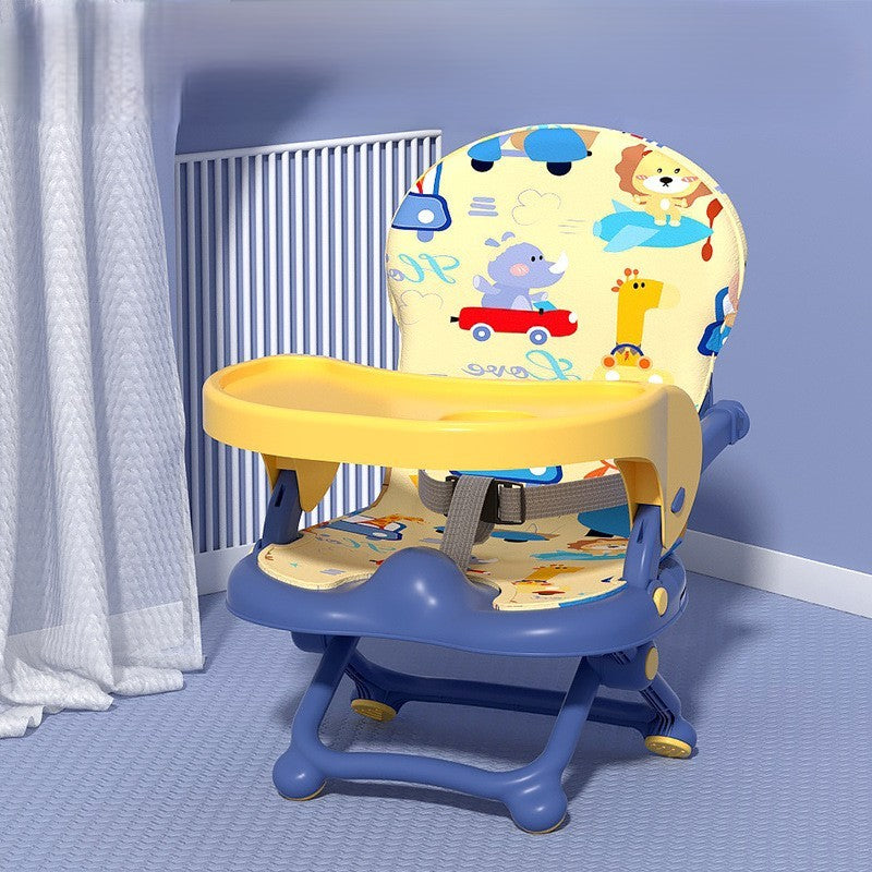 🔥Limited Time 50% OFF🔥Baby Booster Seat, Portable Toddler High Chair with Removable Tray & Seat Pad