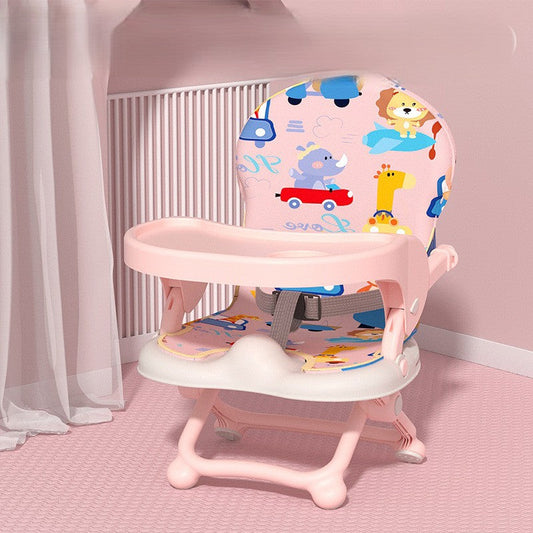 🔥Limited Time 50% OFF🔥Baby Booster Seat, Portable Toddler High Chair with Removable Tray & Seat Pad