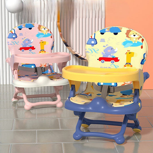 🔥Limited Time 50% OFF🔥Baby Booster Seat, Portable Toddler High Chair with Removable Tray & Seat Pad