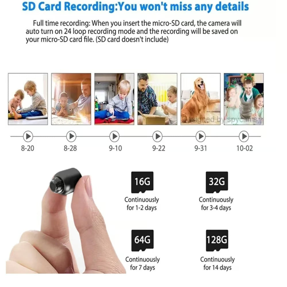 🔥Limited Time 50% OFF⚡Mini WIFI Camera 1080P HD - Night Vision Included