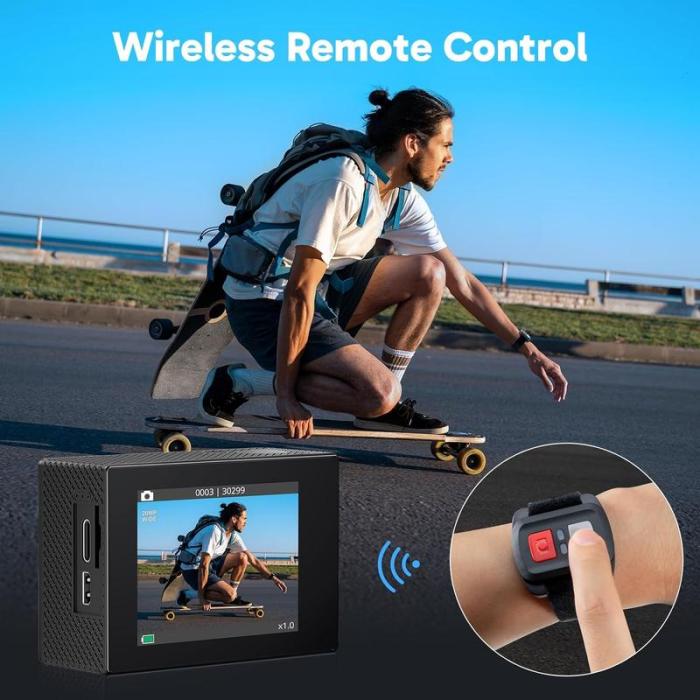 AKASO Action Camera EK7000 4K 20MP Summer Water Sports Underwater Waterproof Camera