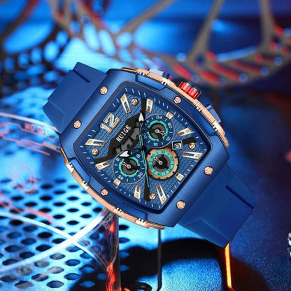 ⌚Limited time offer🔥Men's barrel luminous waterproof fashion watch