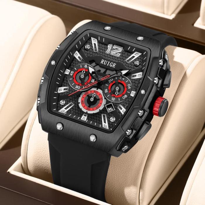 ⌚Limited time offer🔥Men's barrel luminous waterproof fashion watch