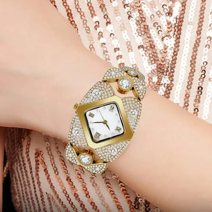 ⏳ Limited time 50% OFF✨Women's retro quartz watch with sparkling rhinestones