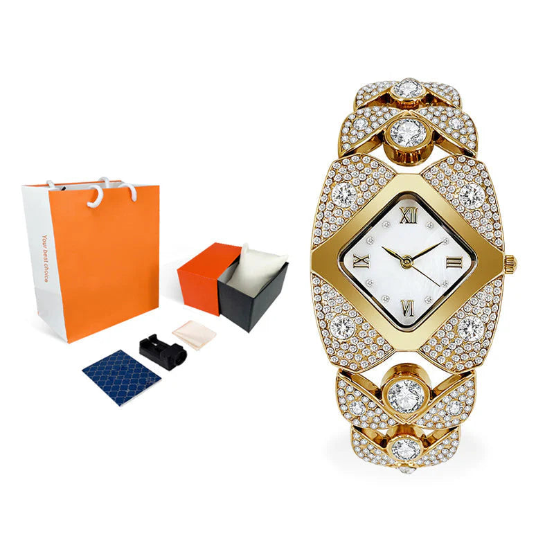 ⏳ Limited time 50% OFF✨Women's retro quartz watch with sparkling rhinestones
