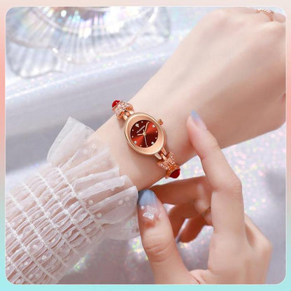 【Luxury Jewelry Watch】An elegant jewelry watch that serves both as a watch and a bracelet