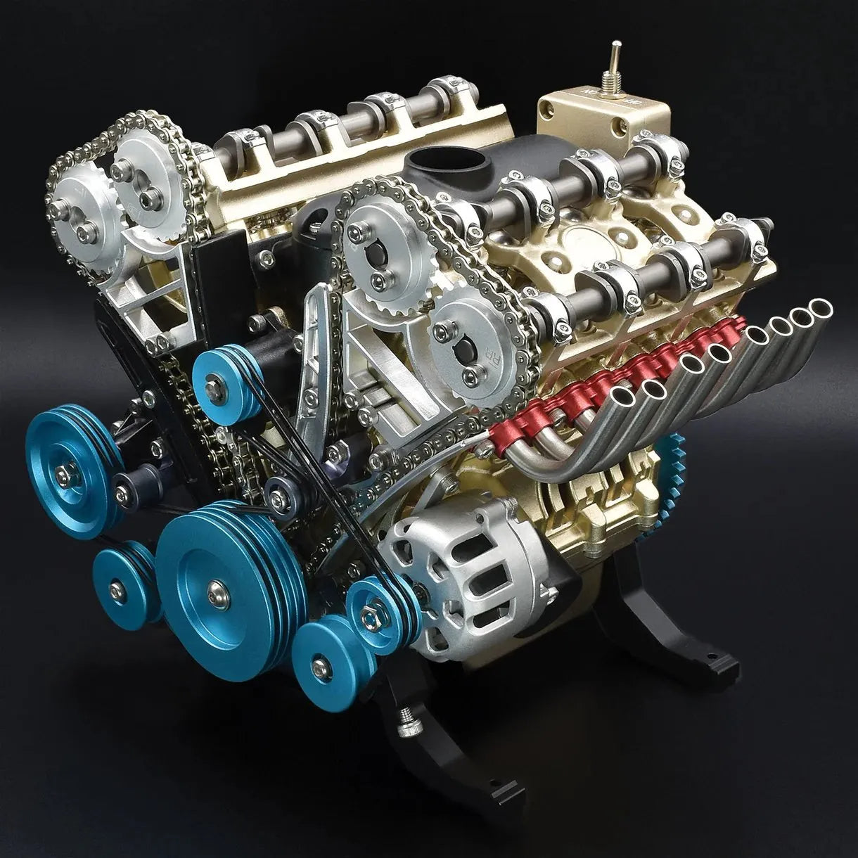 🔥Limited Time 49% OFF⚡-8-Cylinder Full Metal Car Engine Model