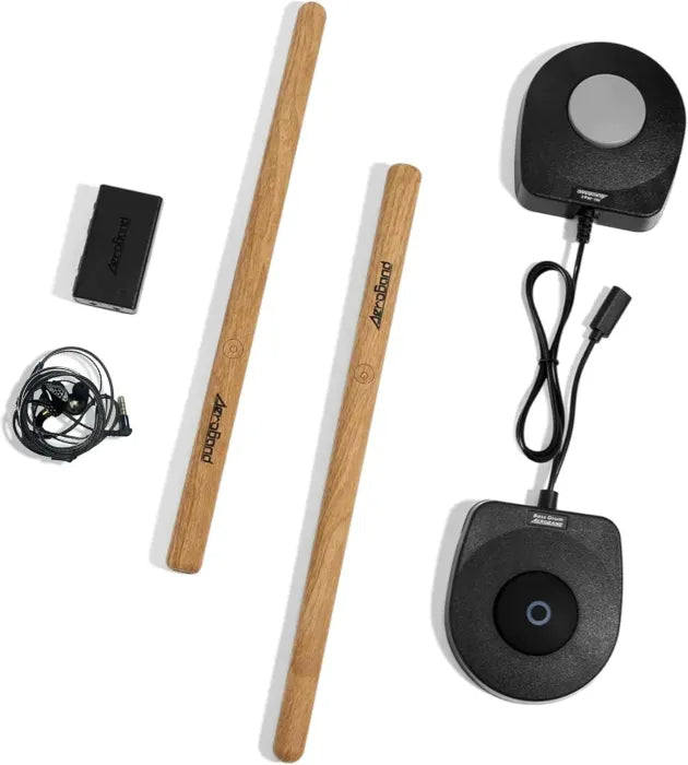 🔥Limited Time 50% OFF⚡Electric Air Drum Sticks, Pedals, Bluetooth and 8 Sounds, USB MIDI Function🥁