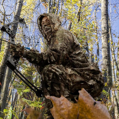 Hunting Ghillie Suit, 3D Leafy Camo Suit Camouflage(Oversize)