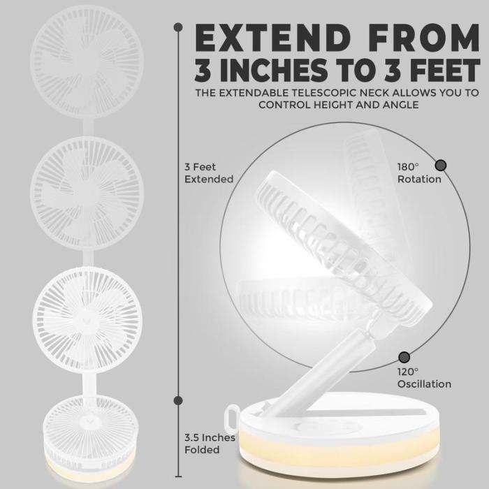 🔥Limited Time 50% OFF⚡Portable Wireless Battery Operated Fan