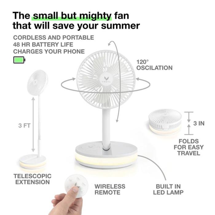 🔥Limited Time 50% OFF⚡Portable Wireless Battery Operated Fan