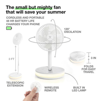 🔥Limited Time 50% OFF⚡Portable Wireless Battery Operated Fan