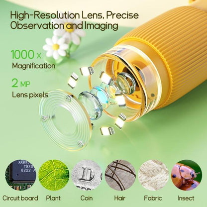 🔥Limited Time 50% OFF⚡Kids Microscope 1000X Handheld Digital Microscope Portable Mini USB Microscope Camera