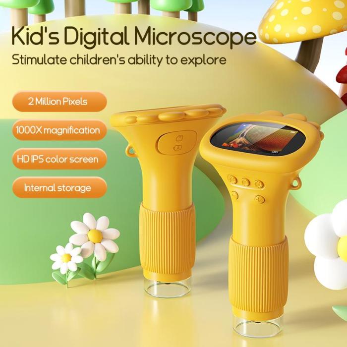 🔥Limited Time 50% OFF⚡Kids Microscope 1000X Handheld Digital Microscope Portable Mini USB Microscope Camera