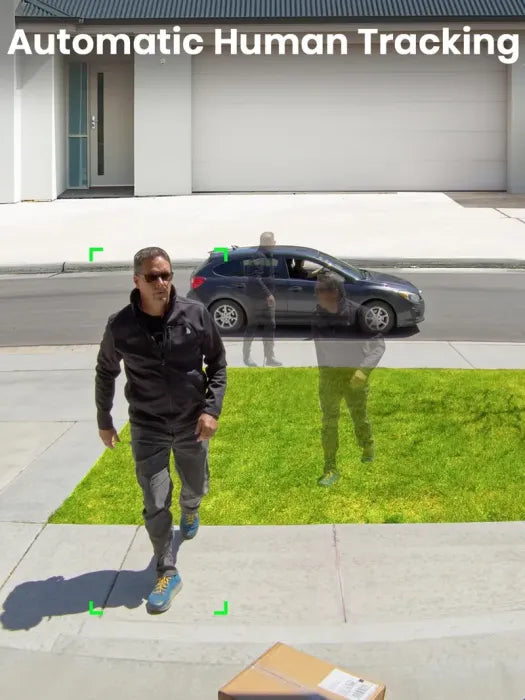 🔥Limited Time 50% OFF⚡AOSU Solar Security Camera Wireless Outdoor with Panoramic PTZ, Human Auto Tracking, 2K Night Vision