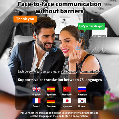 🏆#1 Best Seller 🔥AI Translation Wireless OWS Bluetooth5.4 Earphones (Fit iOS & Android)